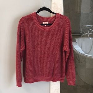 DONATED  EVRI brick red sweater 1X